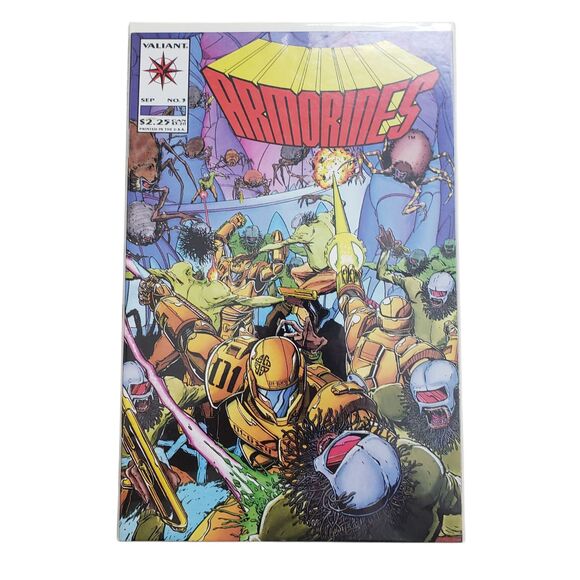 Armorines Comic Book Lot of 5 Issues Valiant Comics Vintage - Picture 4 of 6